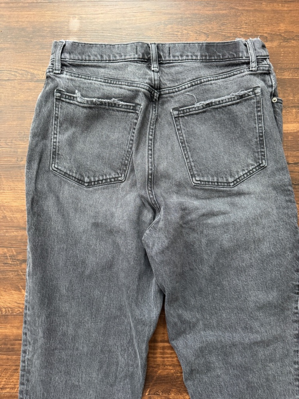 Abercrombie & Fitch The 90s Straight Ultra High Rise Curve Love Jeans 31/12 - Picture 6 of 7
